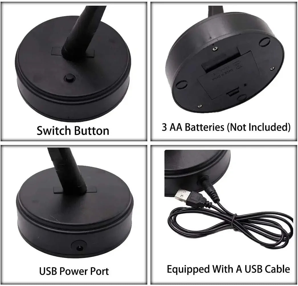 Artificial Bonsai Tree Night Light – Touch Switch USB or Battery Operated LED Desk Lamp