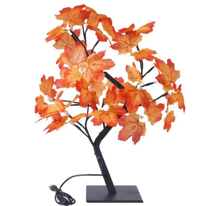 Artificial Bonsai Tree Night Light – Touch Switch USB or Battery Operated LED Desk Lamp